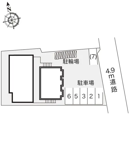 ★手数料０円★宇治市伊勢田町若林　月極駐車場（LP）